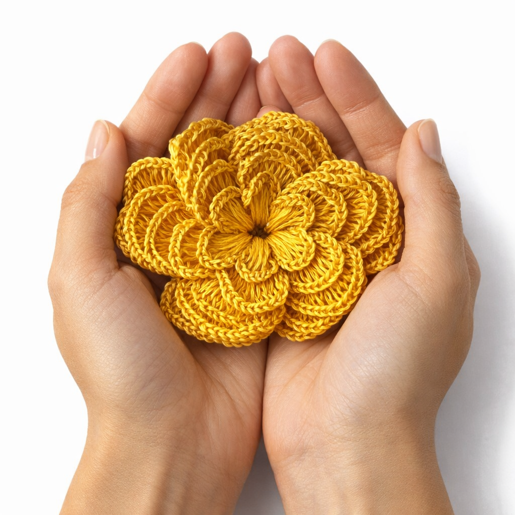 Silk Exfoliating Flower