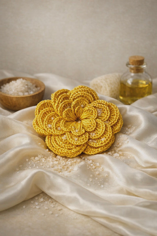 Silk Exfoliating Flower
